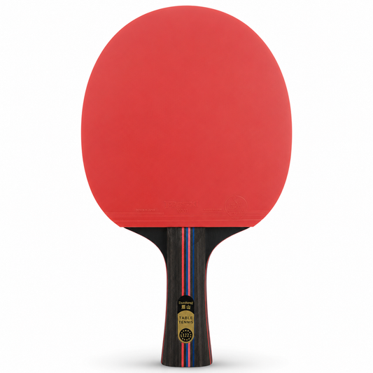 Set de 2 Raquettes de Tennis de Table Carbone Pro avec Housse de Transport