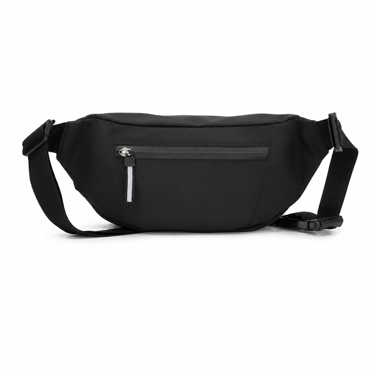 Sacoche banane sport étanche noire - vue arrière avec bandoulière ajustable