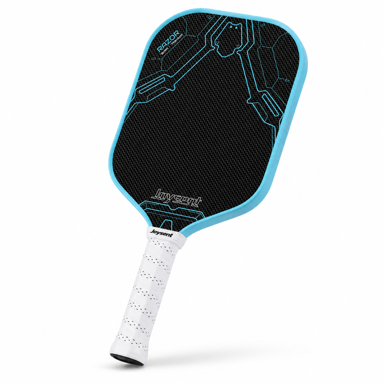 Raquette de Pickleball Hybride Titane & Carbone Tissé 225g — Puissance, Stabilité, Thermoformée