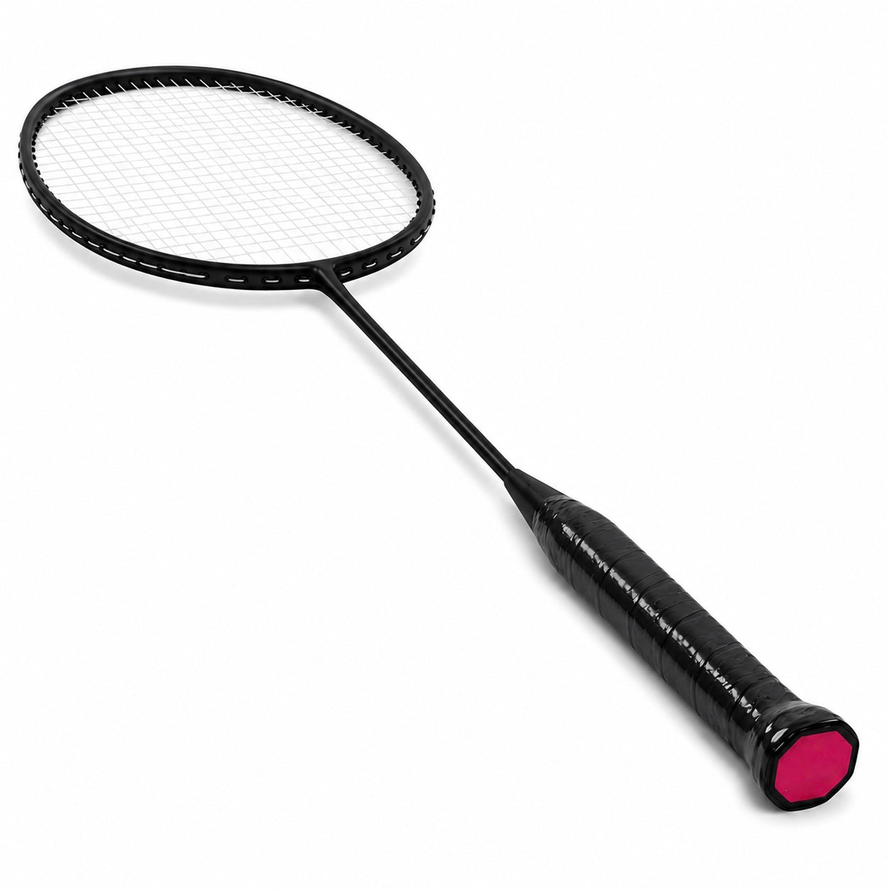 Raquette Badminton Carbone 6U Tête Lourde – Profil Offensif Max 35 LBS