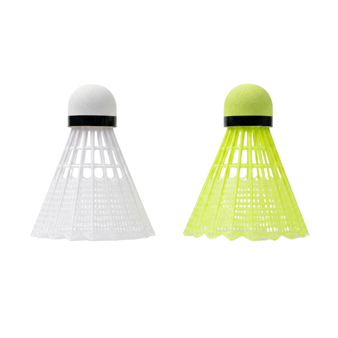Volants Badminton Plastique Nylon Résistants au Vent – Lot de 10