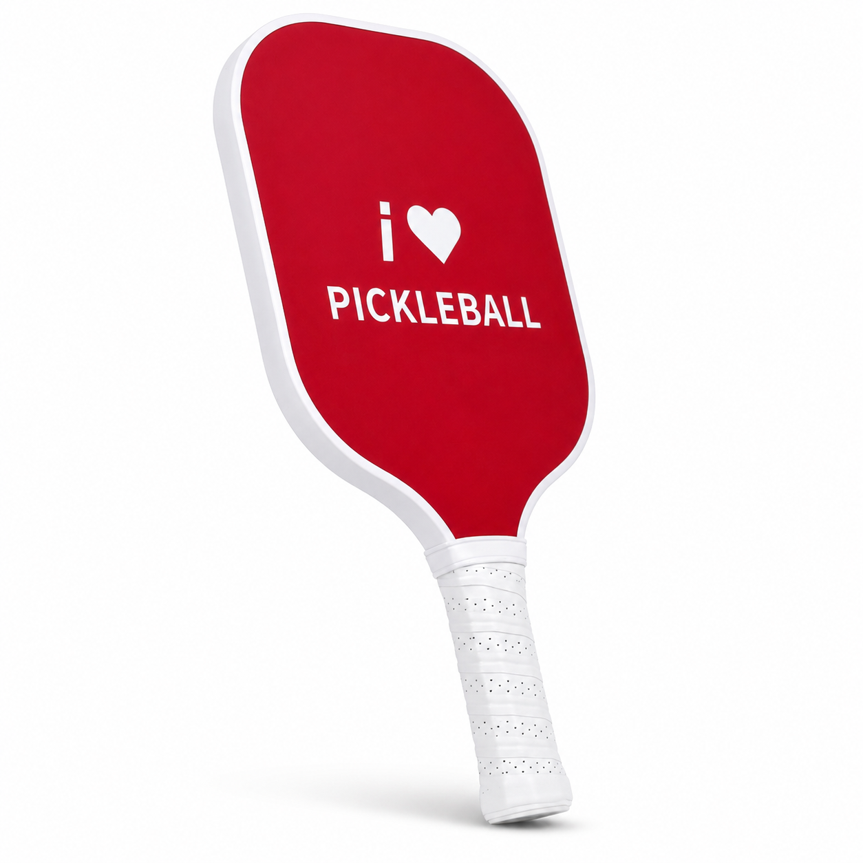 Raquette de Pickleball Fibre de Carbone I Love Pickleball — Certifiée USAPA, Outdoor, Format Pro