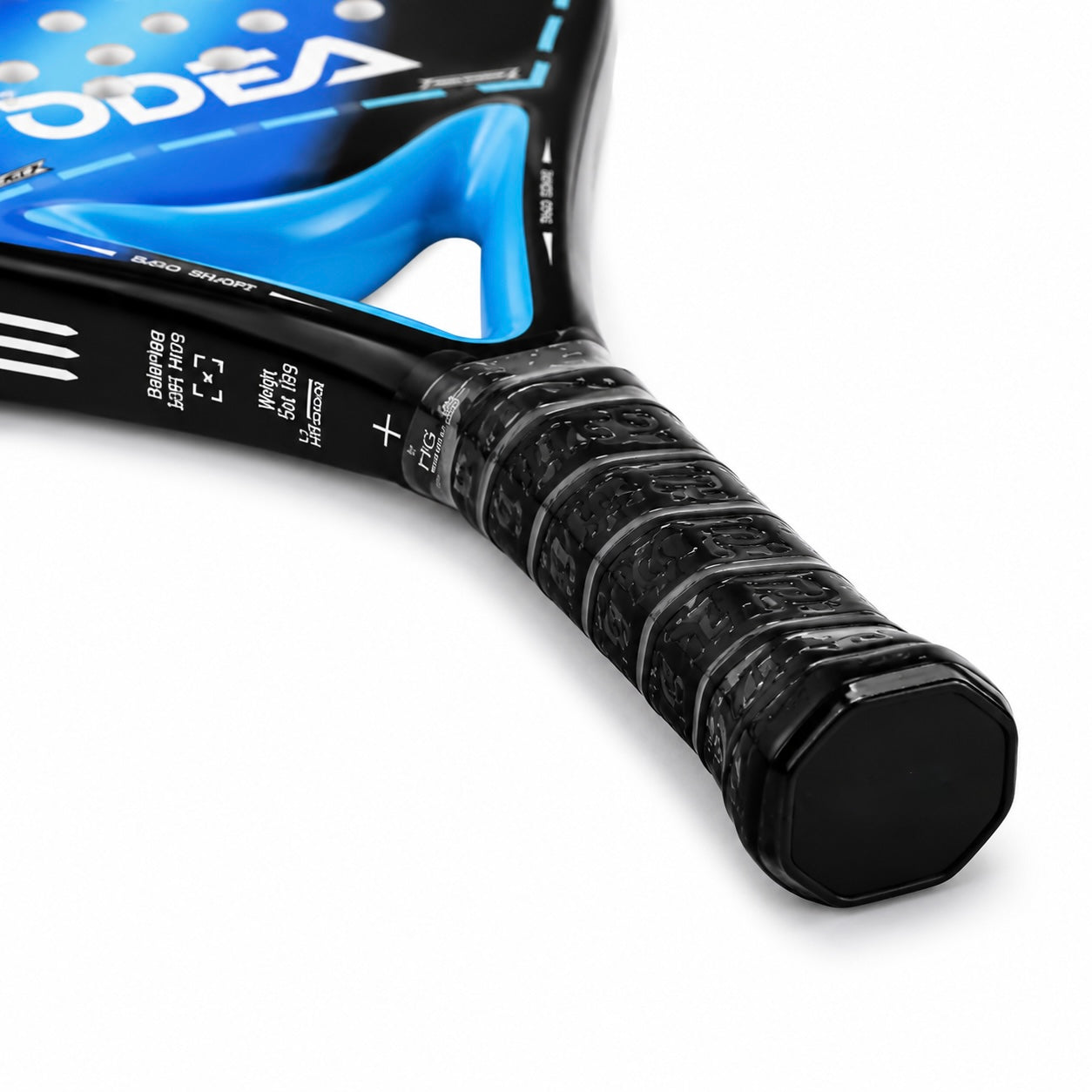 Raquette Padel Fibre de Verre Forme Ronde – 34mm, Balance Neutre, Débutant & Intermédiaire