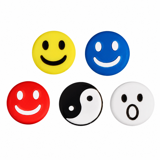 Amortisseurs de Vibrations Raquette Tennis - Motifs Colorés x5