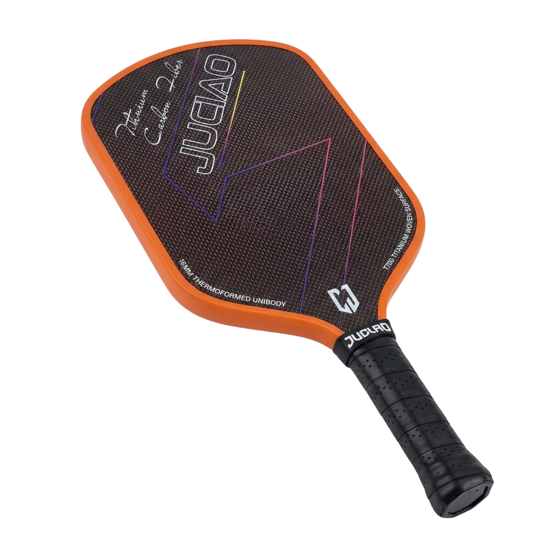Pagaie pickleball Leball 514 carbone & titane – puissance