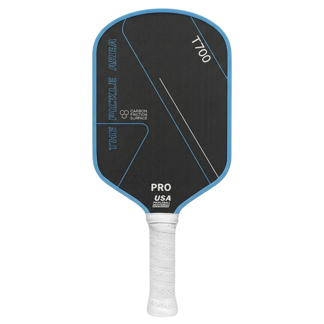 Raquette pickleball T700 carbone USAPA – surface givrée