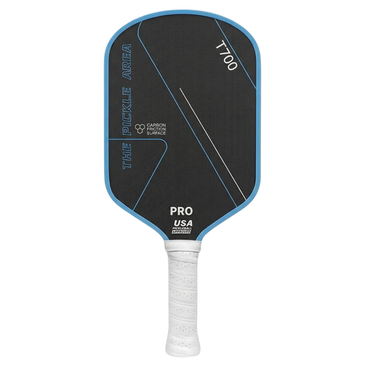 Raquette pickleball T700 carbone USAPA – surface givrée