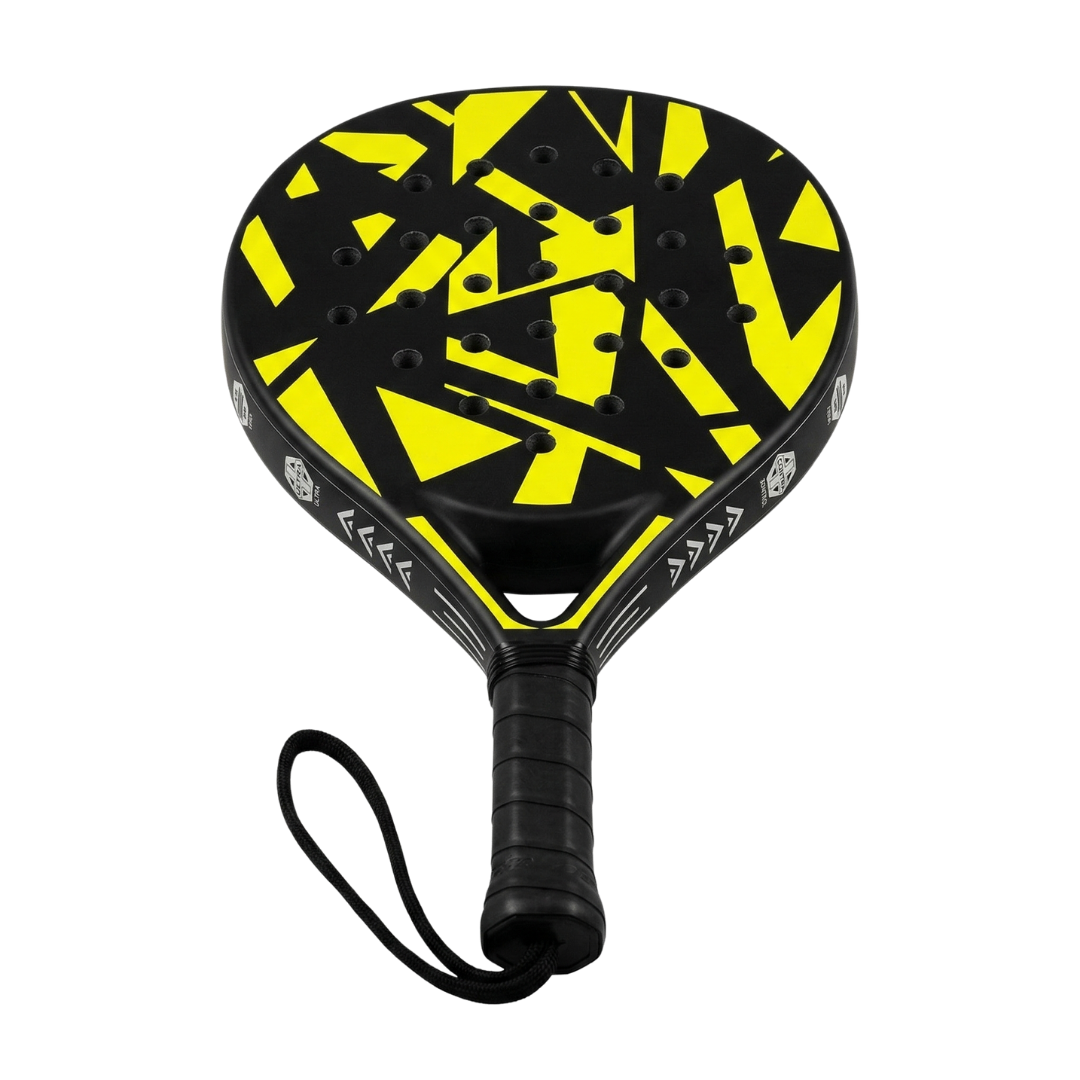 Raquette de Padel Enfant Fibre de Carbone Ultra-Légère – Haute Élasticité | Débutant Junior