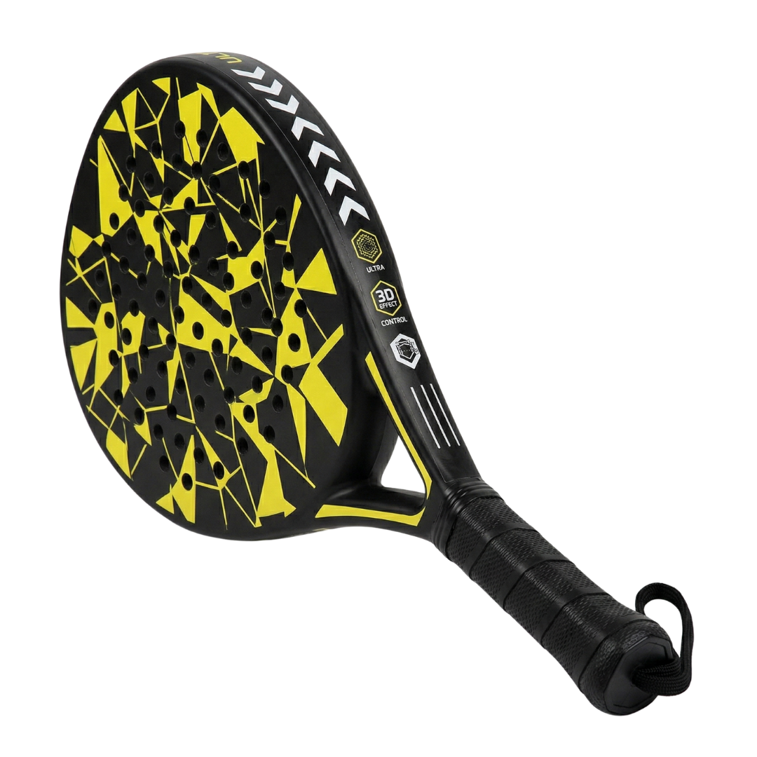 Raquette de Padel Enfant Fibre de Carbone Ultra-Légère – Haute Élasticité | Débutant Junior